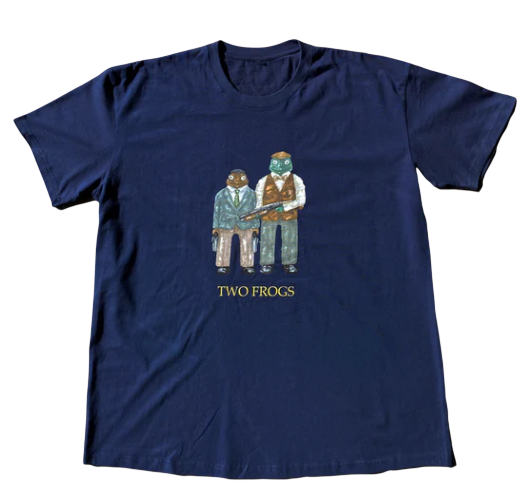 Blue Two Frogs T-Shirt