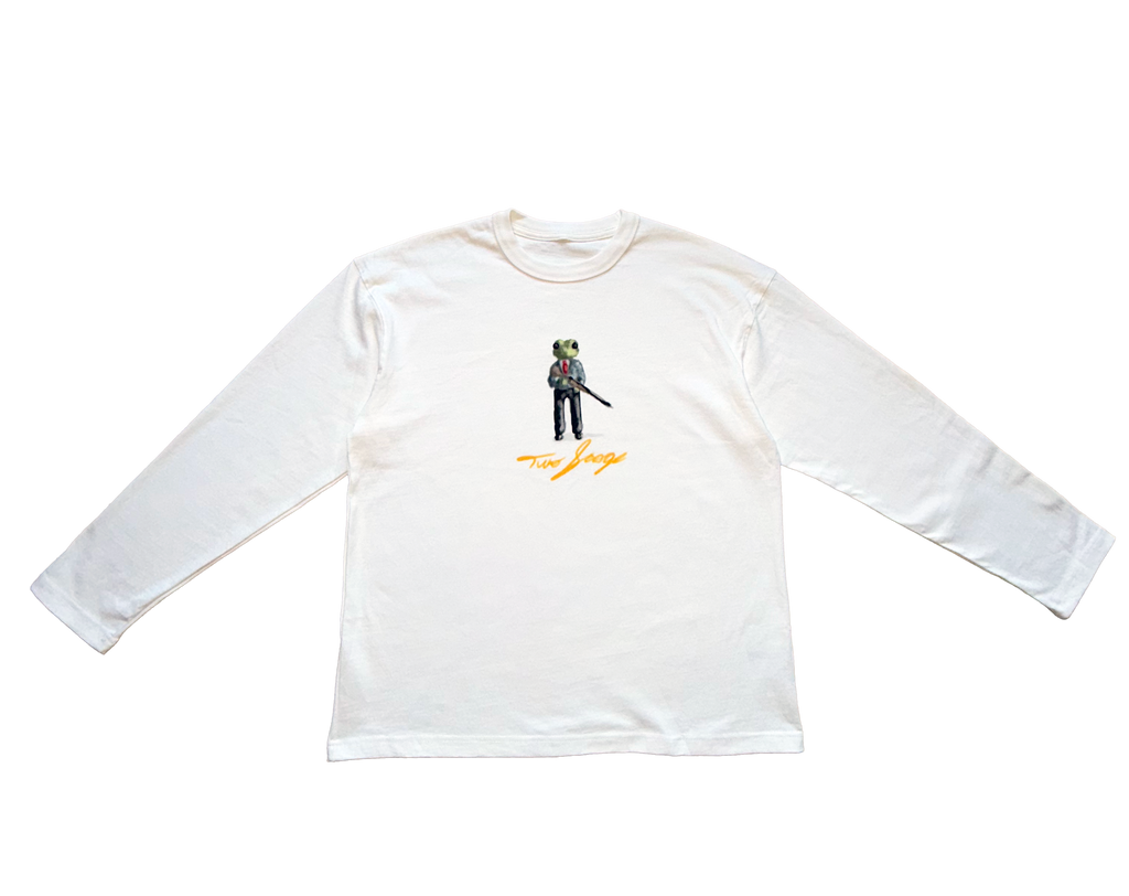 White Painted Frog Long Sleeve