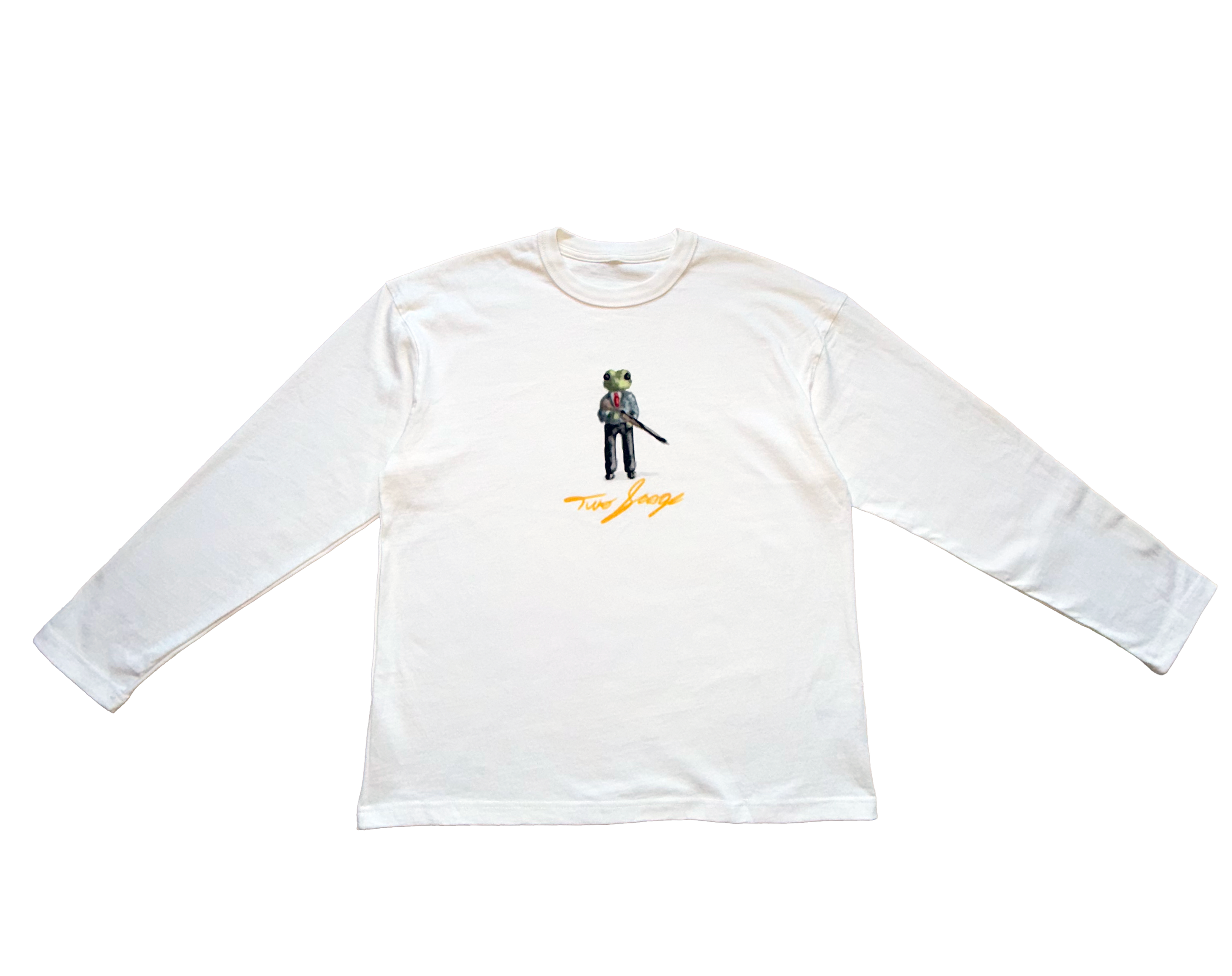 White Painted Frog Long Sleeve