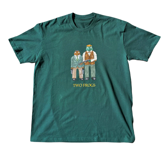 Green Two Frogs T-Shirt