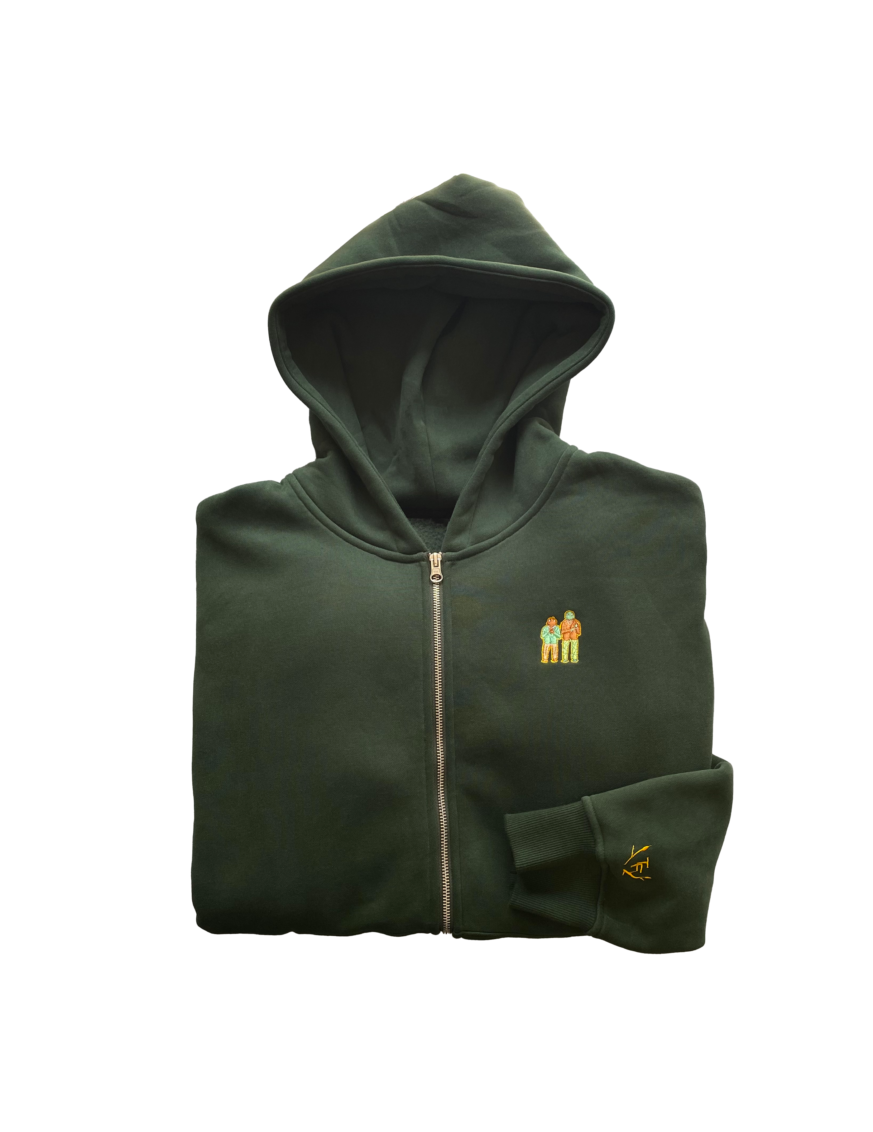 Green Heavyweight Frog Hoodie