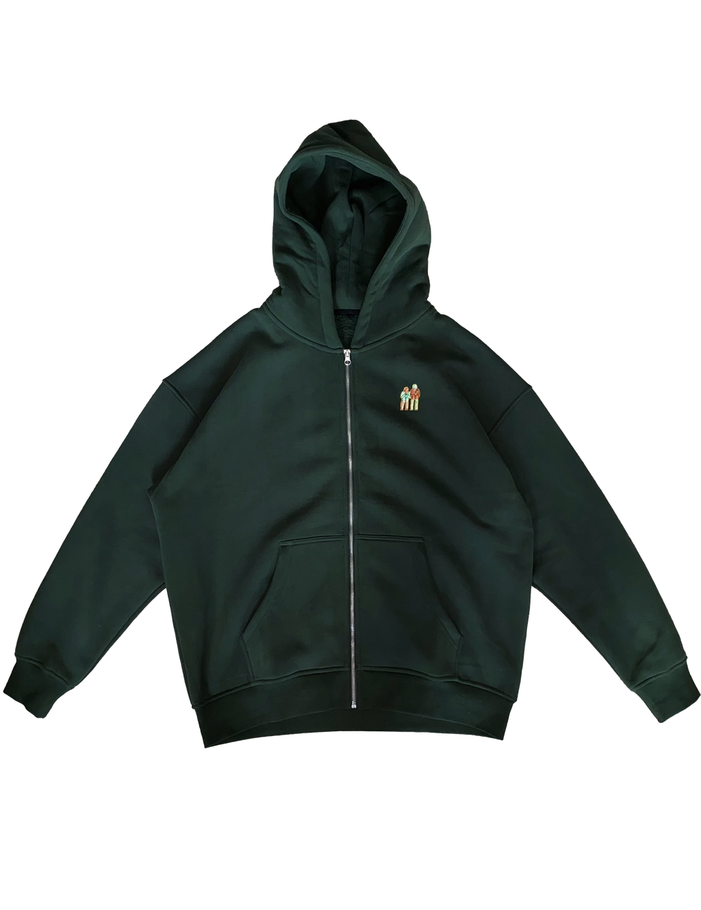 Green Heavyweight Frog Hoodie