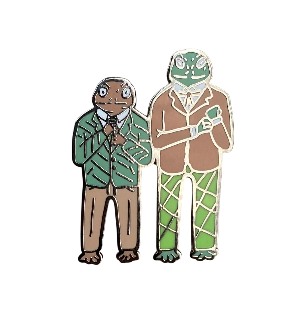 Two Frogs Pin
